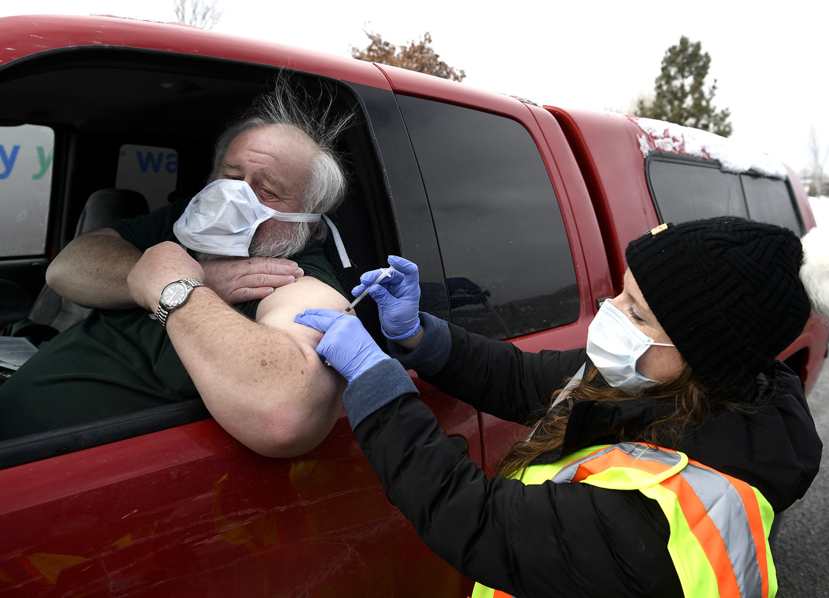 Drive Through Vaccine Clinic 2 - February 2021